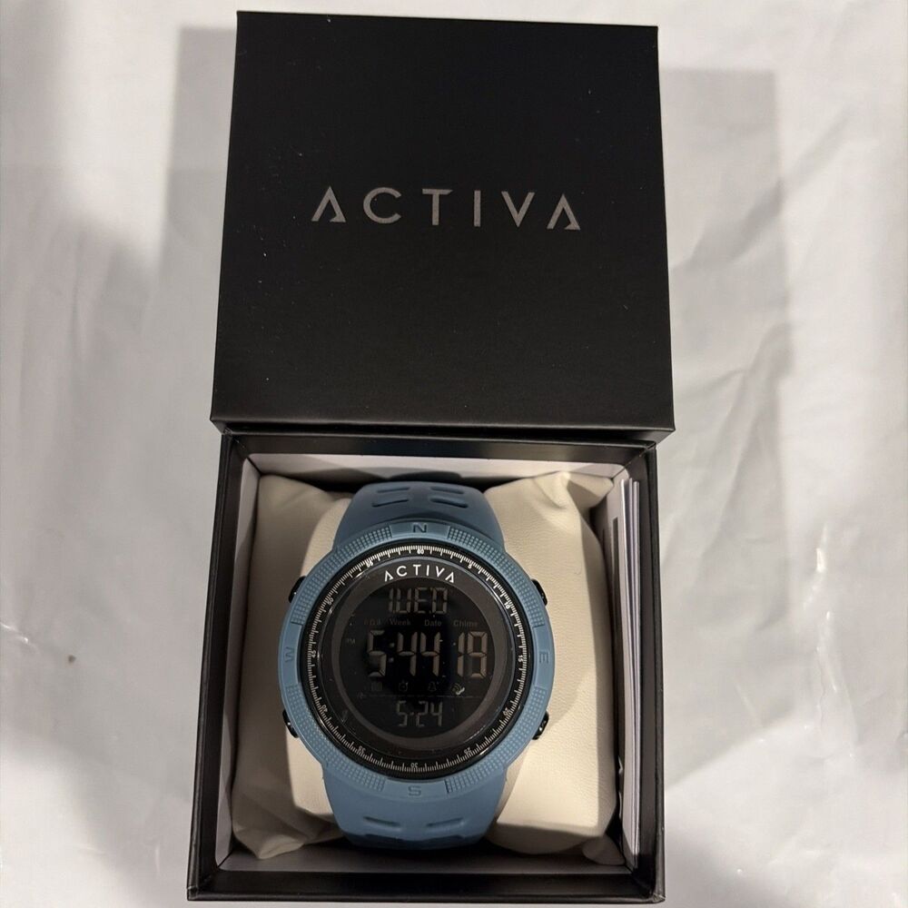 Invicta x Activa men’s watch digital essentials 50mm Light Blue ACW1915-002